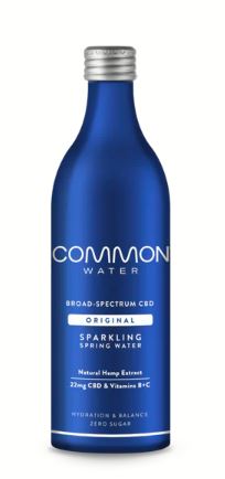 Common Original Sparkling Broad Spectrum 22mg CBD Water - 330ml